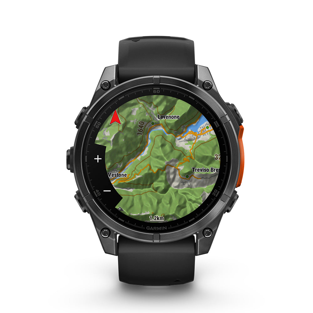 Relógio Garmin fēnix ® 8 Cinza Ardósia e Preto
