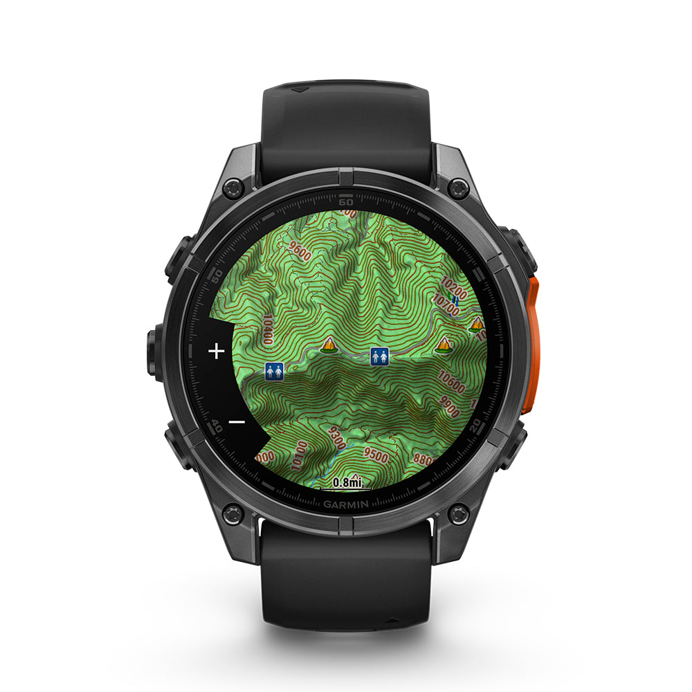 Relógio Garmin fēnix ® 8 Cinza Ardósia e Preto
