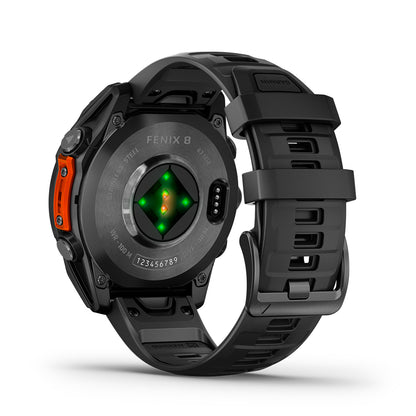 Relógio Garmin fēnix ® 8 Cinza Ardósia e Preto