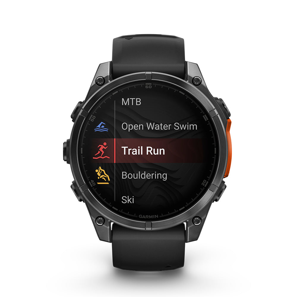 Relógio Garmin fēnix ® 8 Cinza Ardósia e Preto