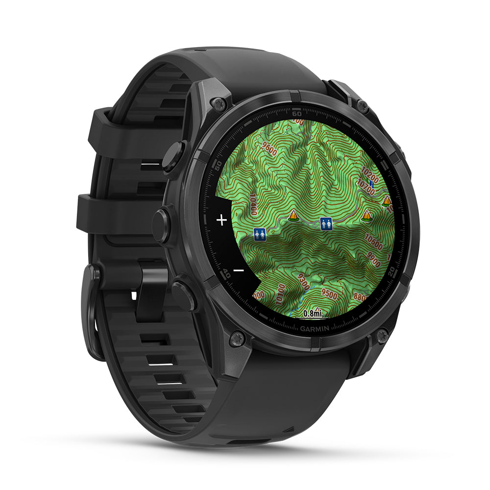 Relógio Garmin fēnix ® 8 Cinza Ardósia e Preto