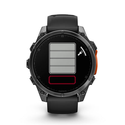 Relógio Garmin fēnix ® 8 Cinza Ardósia e Preto
