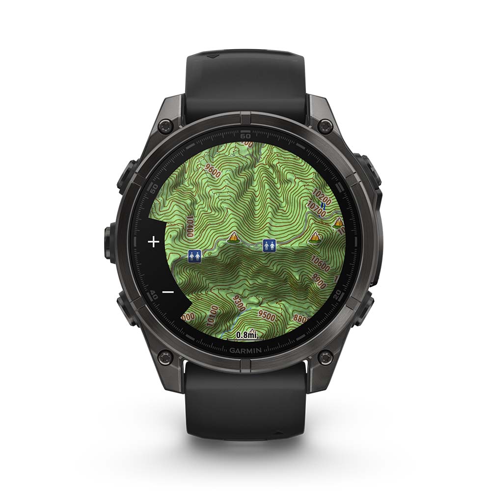 Relógio Garmin fēnix ® 8 Safira com Monitor Cardíaco de Pulso e
