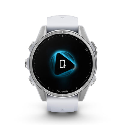 Relógio Garmin fēnix ® 8S Prata e Branco