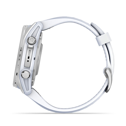 Relógio Garmin fēnix ® 8S Prata e Branco