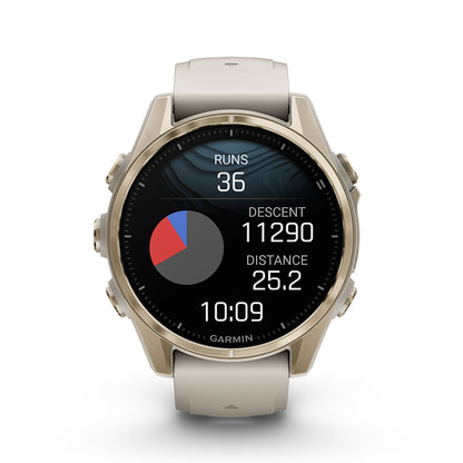Relógio Garmin Fênix ® 8S Safira Ouro e Cinza
