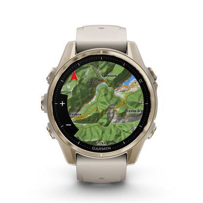 Relógio Garmin Fênix ® 8S Safira Ouro e Cinza