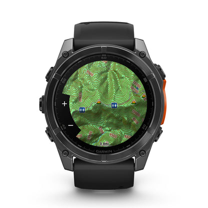 Relógio Garmin fēnix ® 8X Cinza Ardósia e Preto