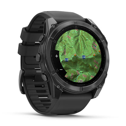 Relógio Garmin fēnix ® 8X Cinza Ardósia e Preto