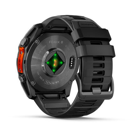 Relógio Garmin fēnix ® 8X Cinza Ardósia e Preto