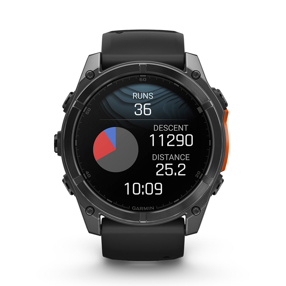 Relógio Garmin fēnix ® 8X Cinza Ardósia e Preto
