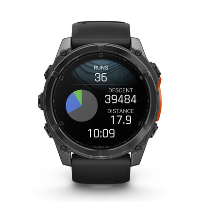 Relógio Garmin fēnix ® 8X Cinza Ardósia e Preto