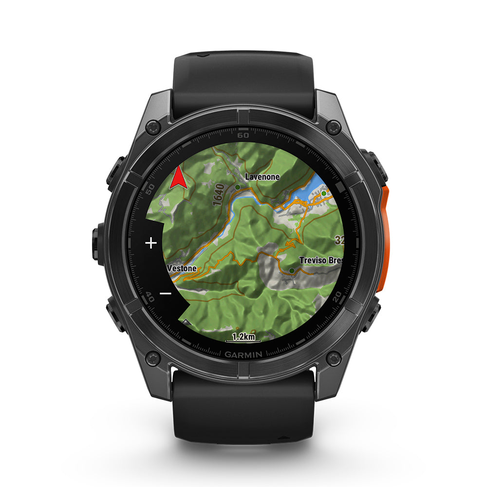 Relógio Garmin fēnix ® 8X Cinza Ardósia e Preto