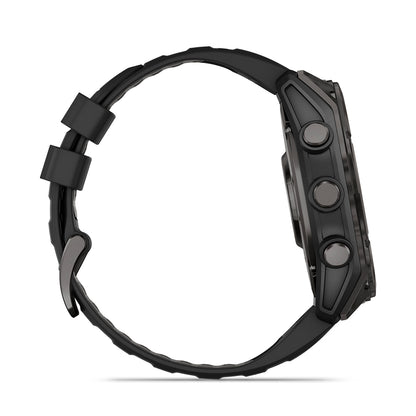 Relógio Garmin fēnix ® 8X Safira Cinza Carbono e Preto