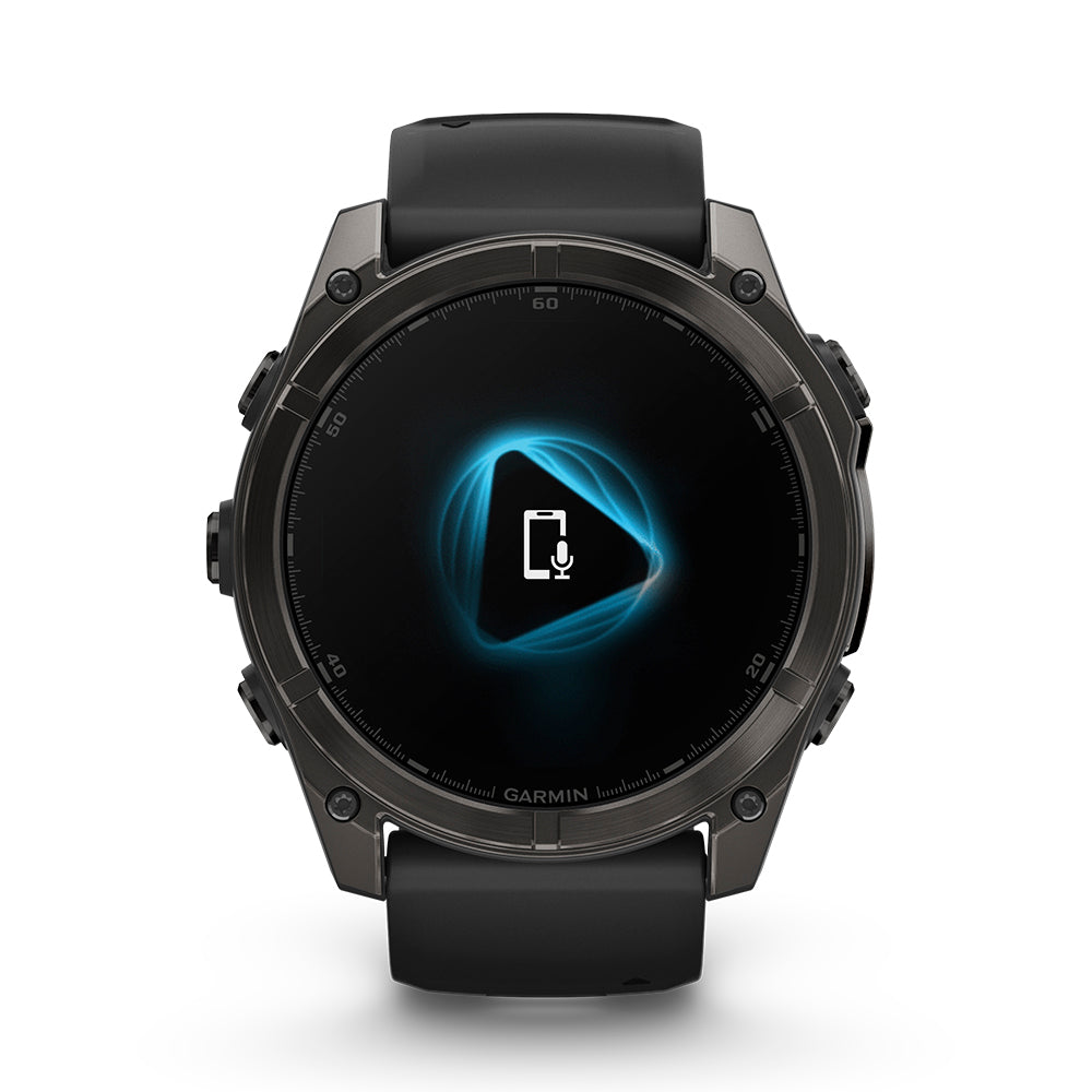 Relógio Garmin fēnix ® 8X Safira Cinza Carbono e Preto