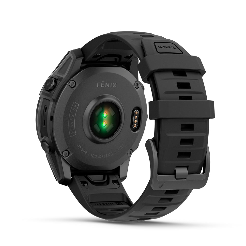 Relógio Garmin Fênix ® E Aço Cinza Ardósia e Preto
