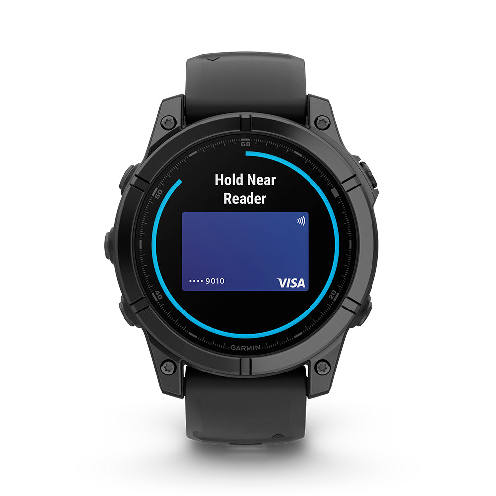 Relógio Garmin Fênix ® E Aço Cinza Ardósia e Preto