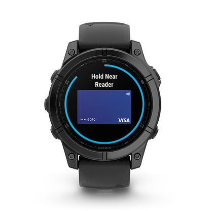 Relógio Garmin Fênix ® E Aço Cinza Ardósia e Preto