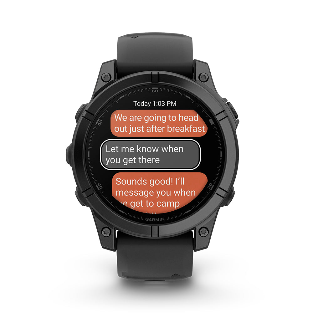 Relógio Garmin Fênix ® E Aço Cinza Ardósia e Preto