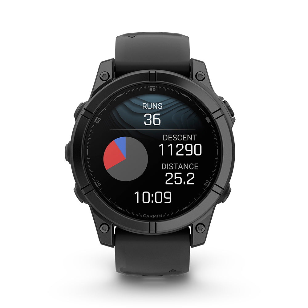 Relógio Garmin Fênix ® E Aço Cinza Ardósia e Preto