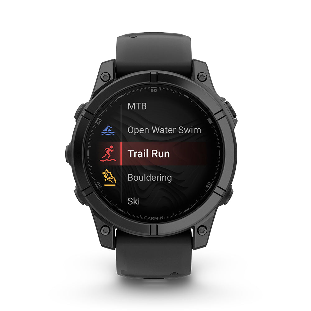 Relógio Garmin Fênix ® E Aço Cinza Ardósia e Preto