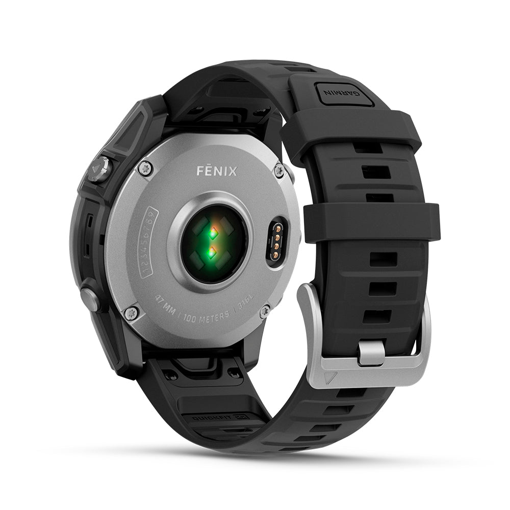 Relógio Garmin fēnix ® E Aço Inoxidável e Preto