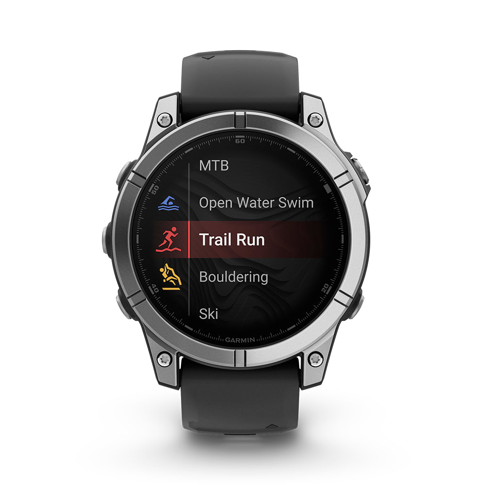 Relógio Garmin fēnix ® E Aço Inoxidável e Preto