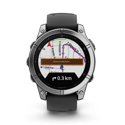 Relógio Garmin fēnix ® E Aço Inoxidável e Preto