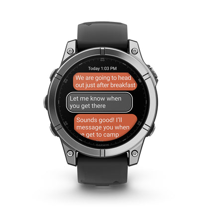 Relógio Garmin fēnix ® E Aço Inoxidável e Preto