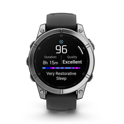 Relógio Garmin fēnix ® E Aço Inoxidável e Preto