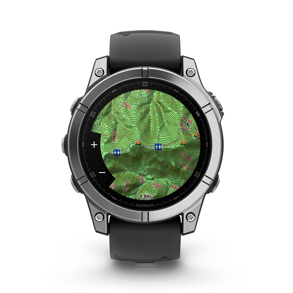 Relógio Garmin fēnix ® E Aço Inoxidável e Preto