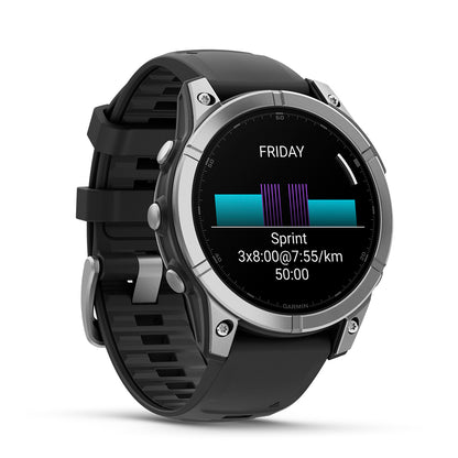 Relógio Garmin fēnix ® E Aço Inoxidável e Preto
