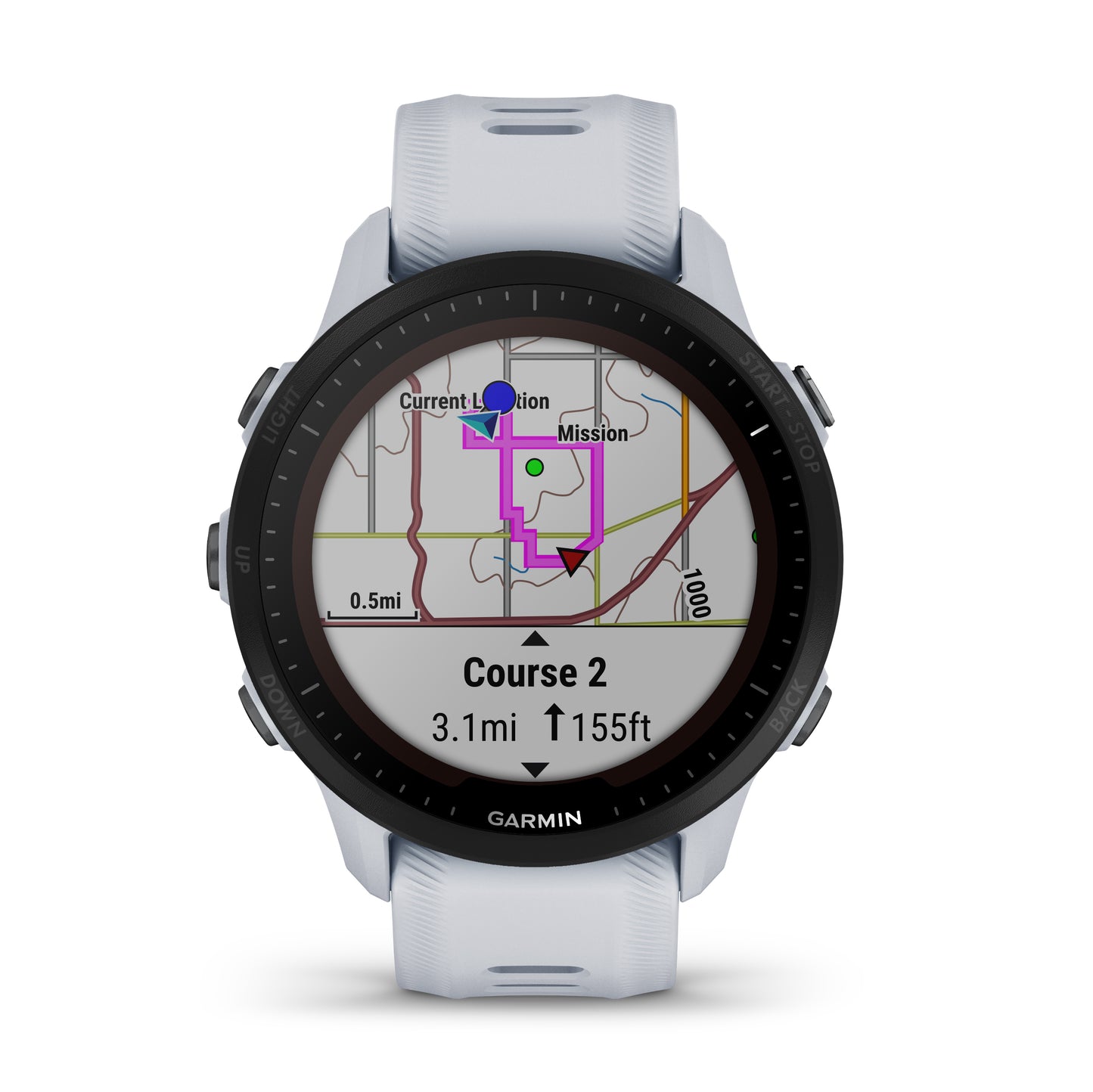 Relógio Garmin Forerunner ® 955 Solar Branco