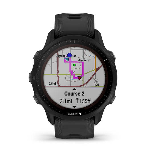 Relógio Garmin Forerunner ® 955 Solar Preto