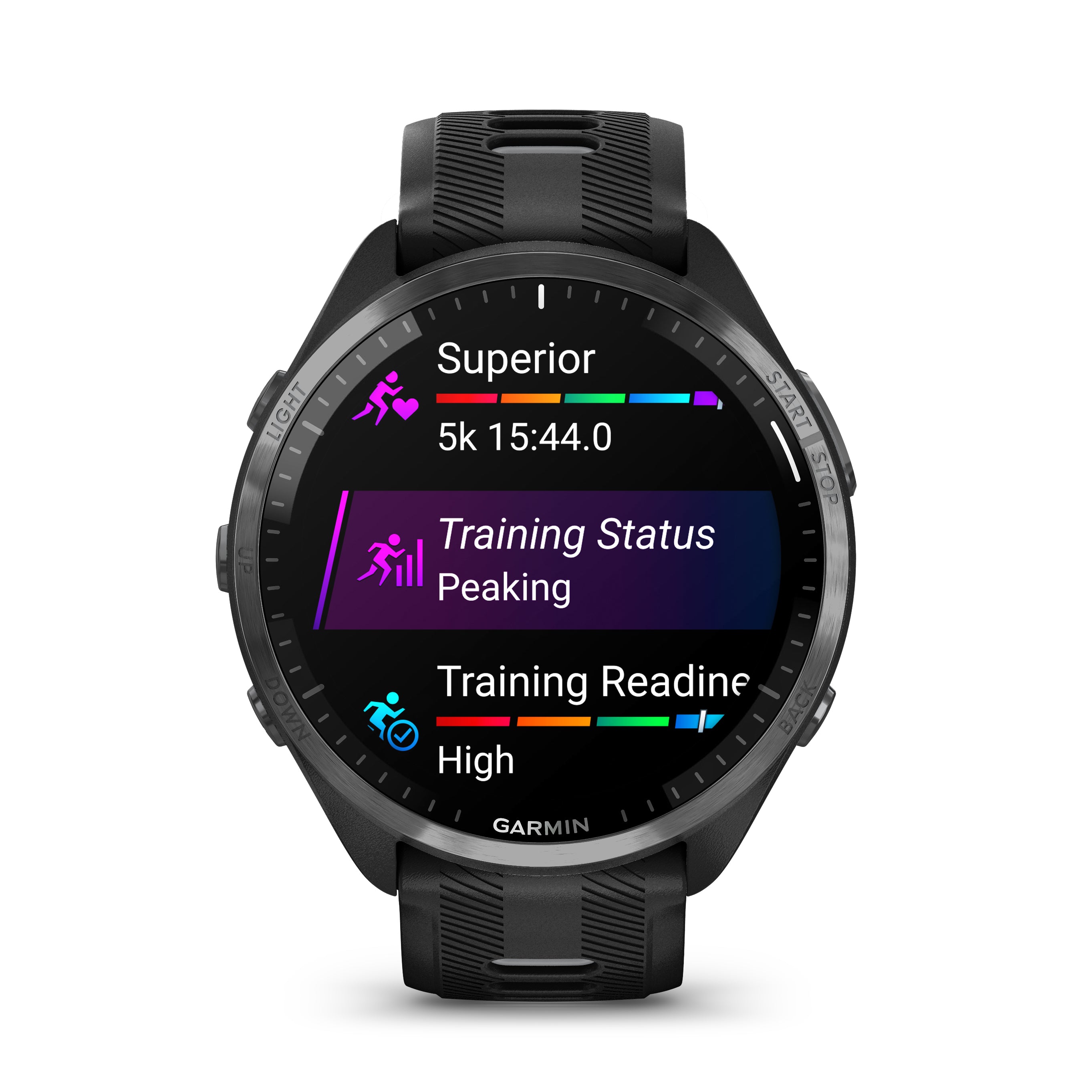 ガーミン GARMIN Forerunner 965 Black Relógio Garmin Forerunner ® 965 com Monitor Cardíaco de Pulso e