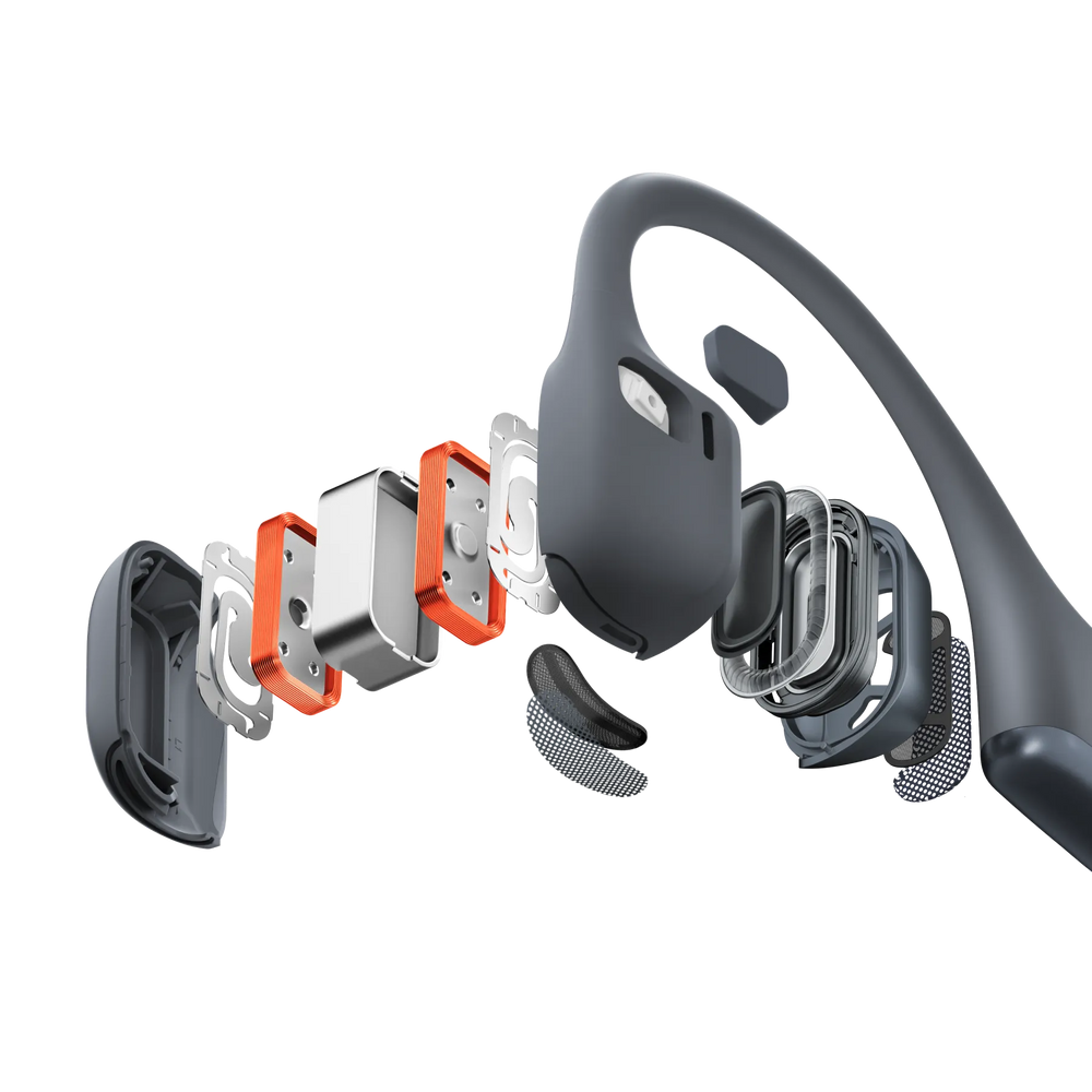 Fone de Condução Óssea Shokz OpenRun Pro 2 Preto