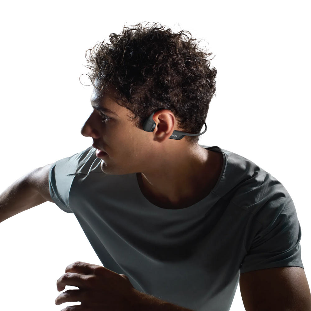 Fone de Condução Óssea Shokz OpenRun Pro 2 Preto