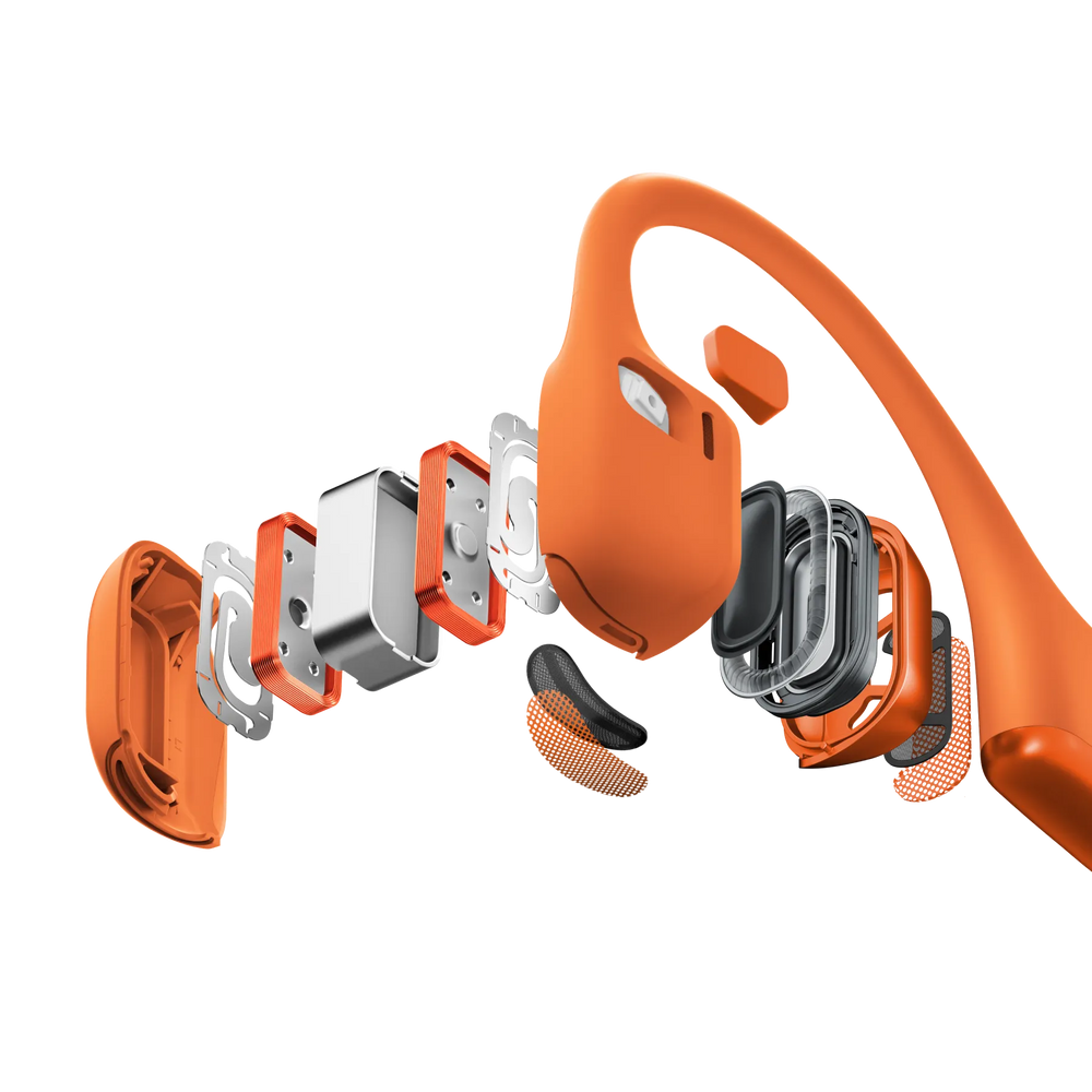 Fone de Condução Óssea Shokz OpenRun Pro 2 Laranja