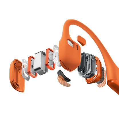Fone de Condução Óssea Shokz OpenRun Pro 2 Laranja