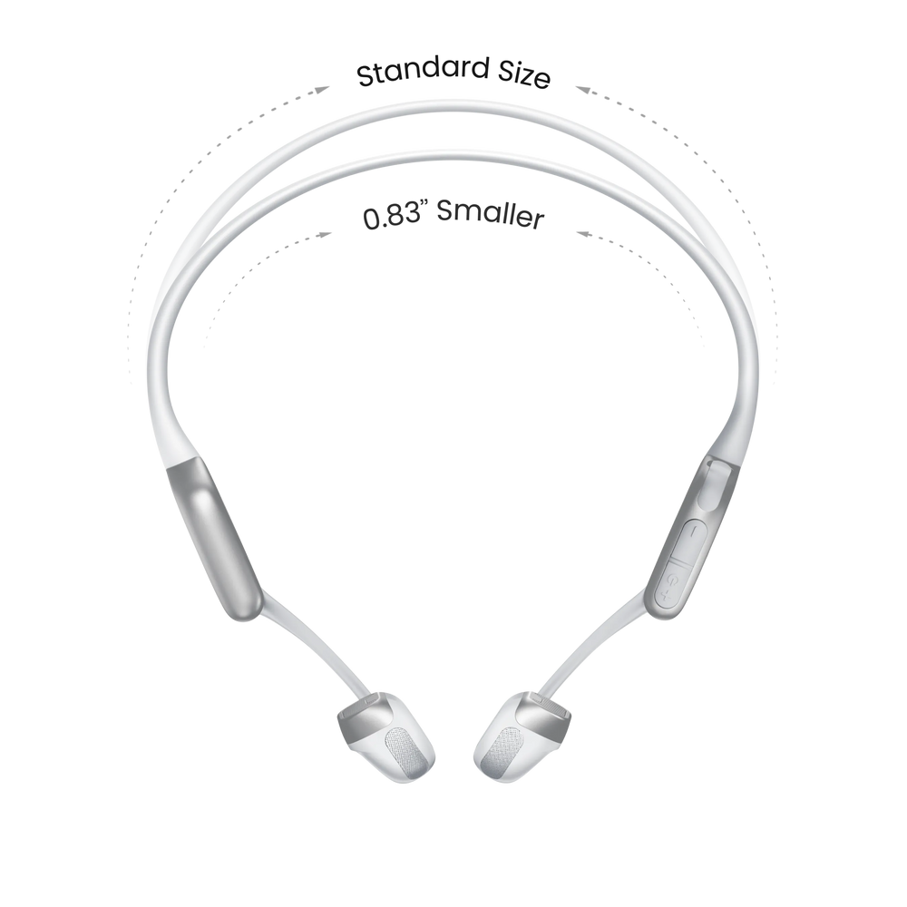 Fone de Condução Óssea Shokz OpenRun Pro 2 Prata Mini