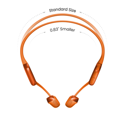 Fone de Condução Óssea Shokz OpenRun Pro 2 Mini Laranja