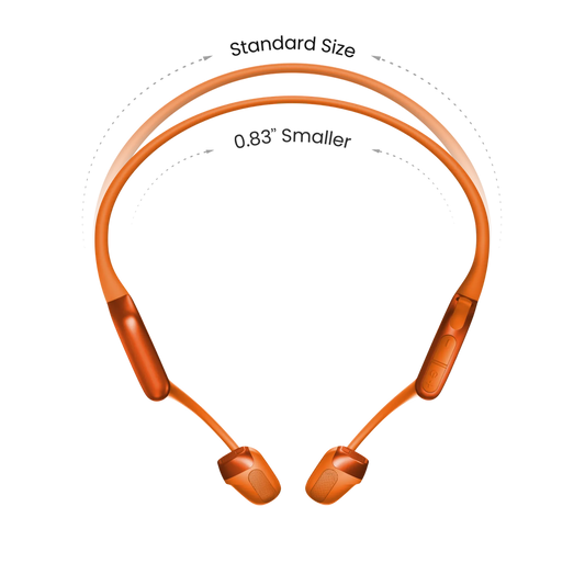 Fone de Condução Óssea Shokz OpenRun Pro 2 Mini Laranja