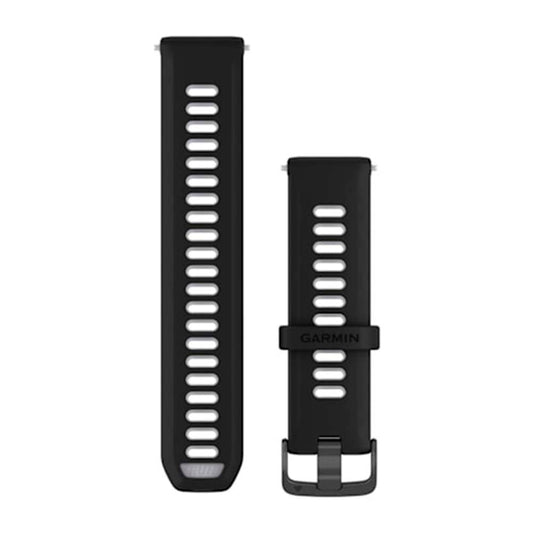 Pulseira Garmin Forerunner ® 22 mm Preta Translúcida Cinza