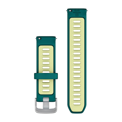 Pulseira Garmin Quick Release 20 mm Verde-azulado e Citron