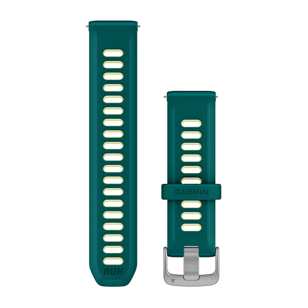 Pulseira Garmin Quick Release 20 mm Verde-azulado e Citron