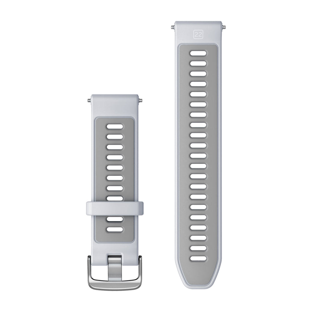 Pulseira Garmin Forerunner ® 22 mm Branco e Cinza