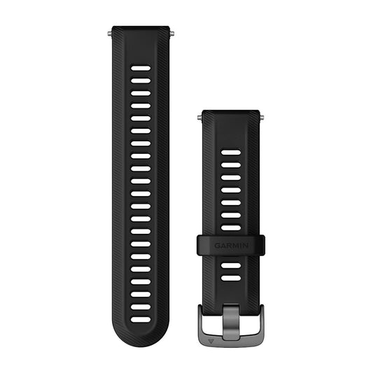 Pulseira Garmin Forerunner ® 22 mm Preto e Chumbo