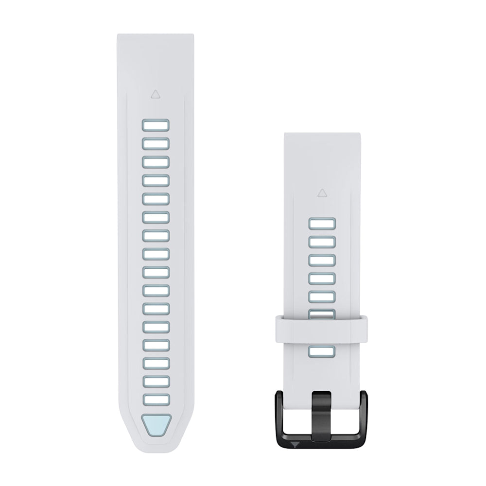 Pulseira Garmin QuickFit ® 20 mm Branco e Azul Claro