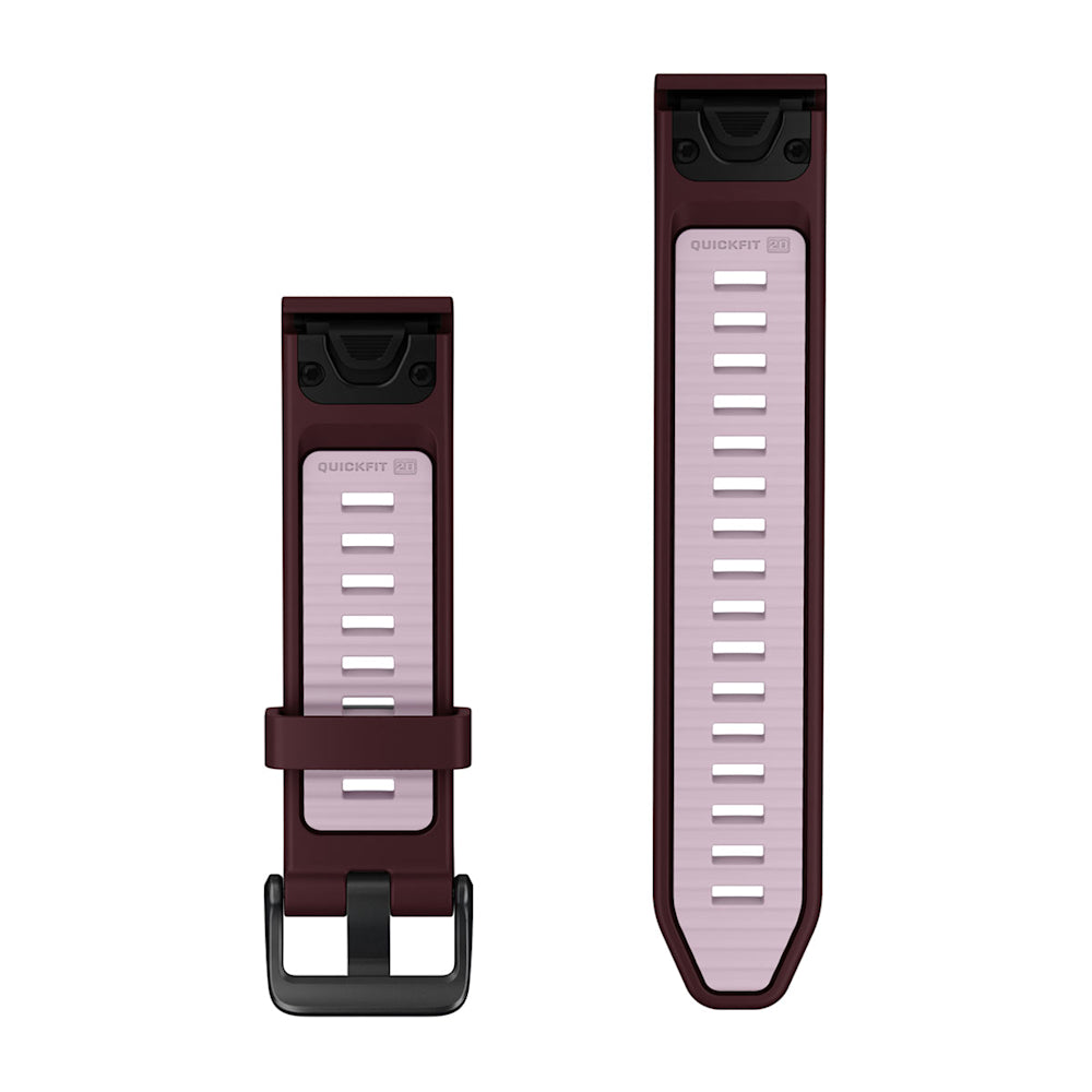 Pulseira Garmin QuickFit ® 20 mm Cereja e Rosa Claro