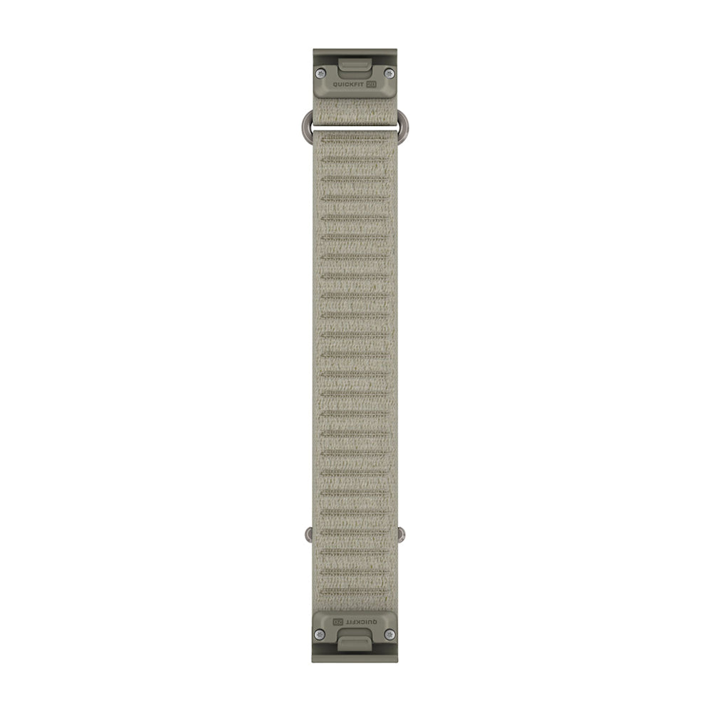 Pulseira Garmin QuickFit ® 20 mm Cinza ComfortFit - Tamanho Grande